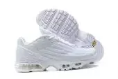 nike air max tn 3 colors all white